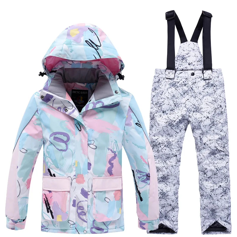 Outdoor Winter New Girls Boys Ski Suits Waterproof Thickened Waterproof Thermal Snow Jumpsuit Skiing Snowboard Clothes Children
Outdoor Winter New Girls Boys Ski Suits Waterproof Thickened Waterproof Thermal Snow Jumpsuit Skiing Snowboard Clothes Children