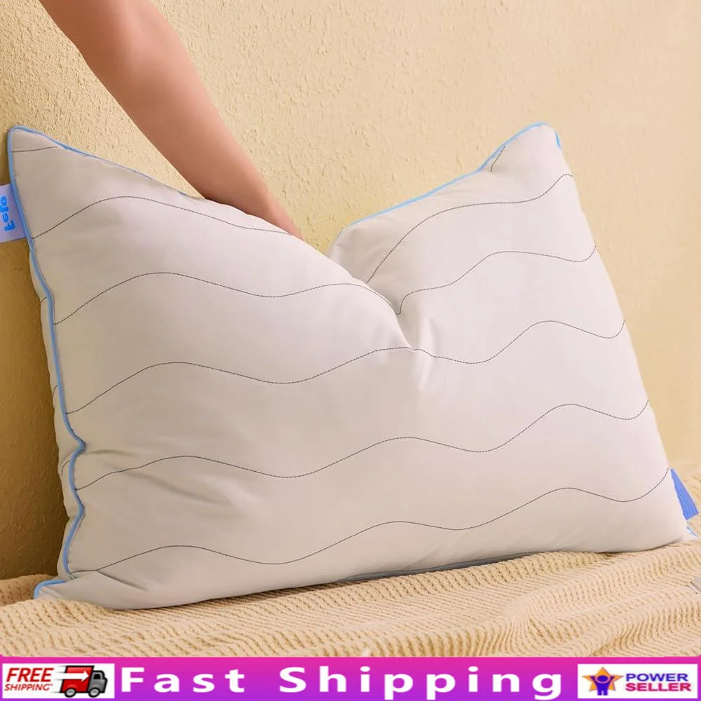 Feather Down Pillow Soft Supportive Goose Down Hotel Collection Side Back Sleepers CloudFusion Design Organic Cotton Shell
Feather Down Pillow Soft Supportive Goose Down Hotel Collection Side Back Sleepers CloudFusion Design Organic Cotton Shell