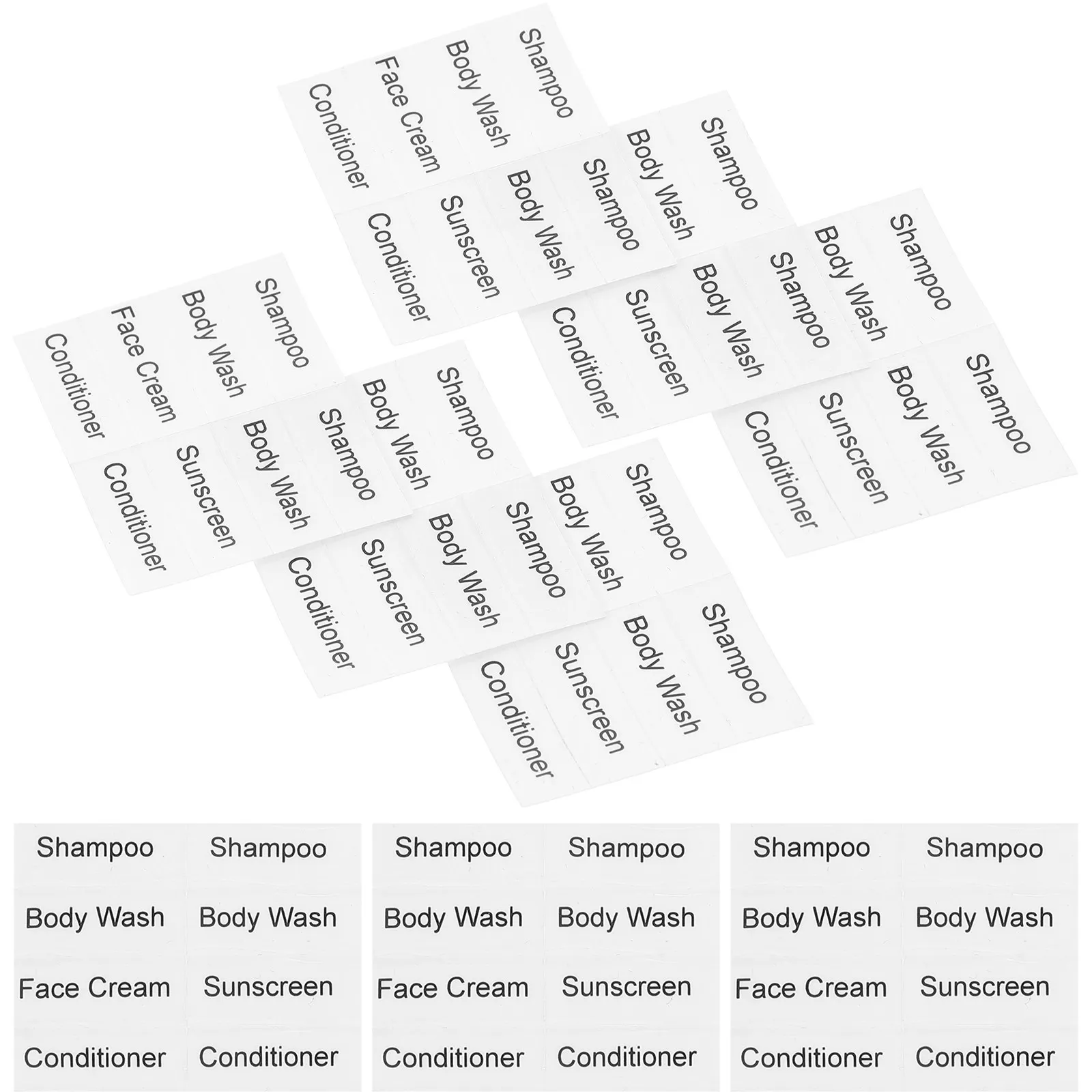 10 Sheets Cosmetics Labels Refillable Bottle Stickers Travel Skin Care Organization Decals Sub Bottle Stickers Bathroom Drawer
10 Sheets Cosmetics Labels Refillable Bottle Stickers Travel Skin Care Organization Decals Sub Bottle Stickers Bathroom Drawer