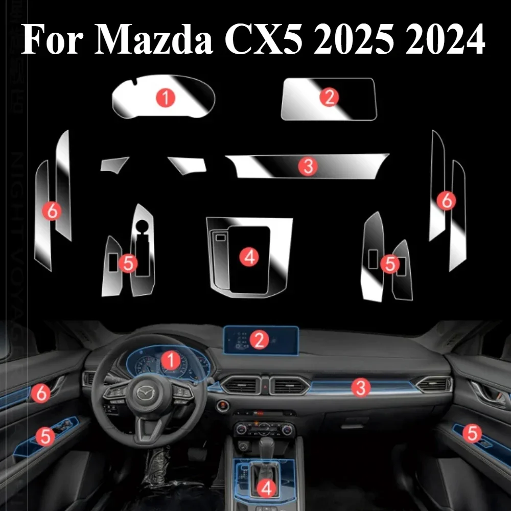Защитная пленка для Mazda CX5 2025 2024, автомобильные аксессуары, интерьерная прозрачная панель шестерни из ТПУ, GPS, центральная консоль, защита от царапин, PPF
Защитная пленка для Mazda CX5 2025 2024, автомобильные аксессуары, интерьерная прозрачная панель шестерни из ТПУ, GPS, центральная консоль, защита от царапин, PPF