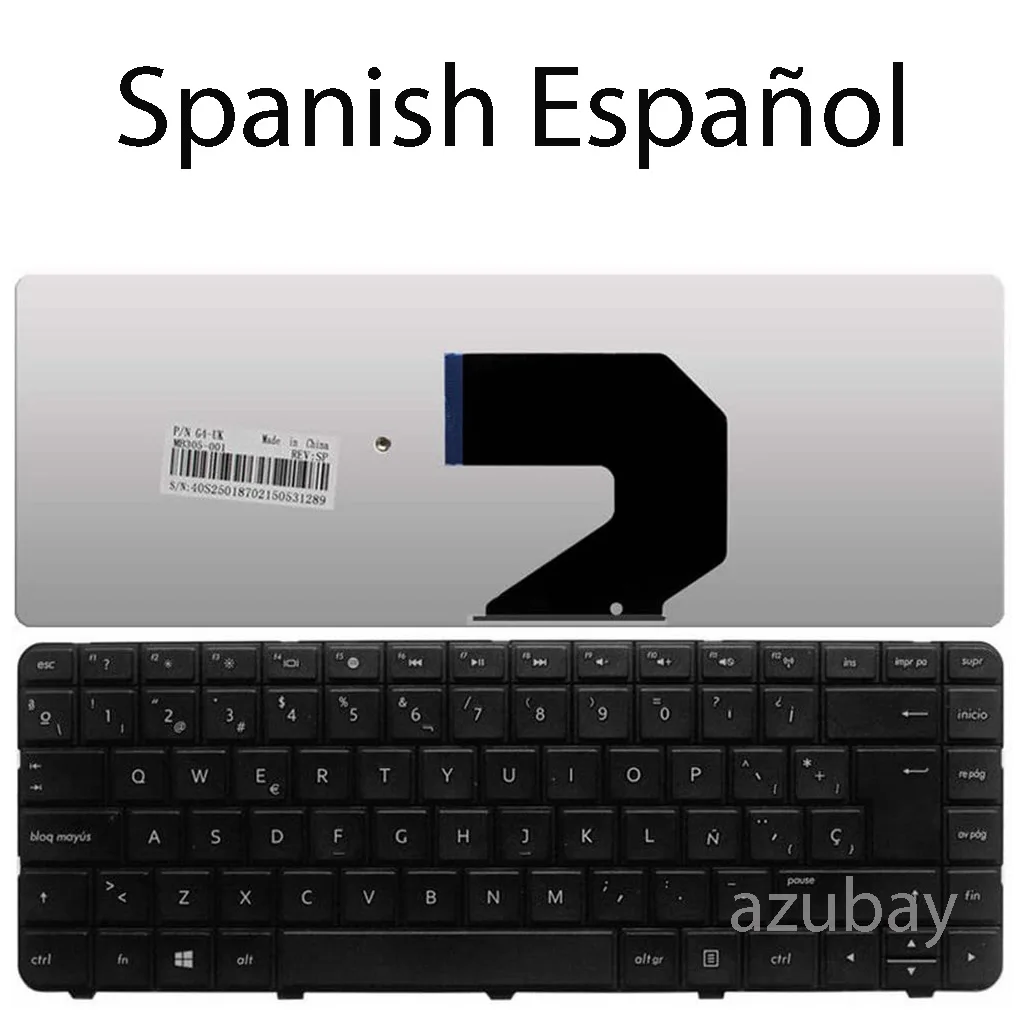 Испанская клавиатура для HP G4- 1355la 1357la 1360la 1361la 1362la 1363la 1364la 1365la 1370la 1371la 1372la 1375la g4t-1000
Испанская клавиатура для HP G4- 1355la 1357la 1360la 1361la 1362la 1363la 1364la 1365la 1370la 1371la 1372la 1375la g4t-1000