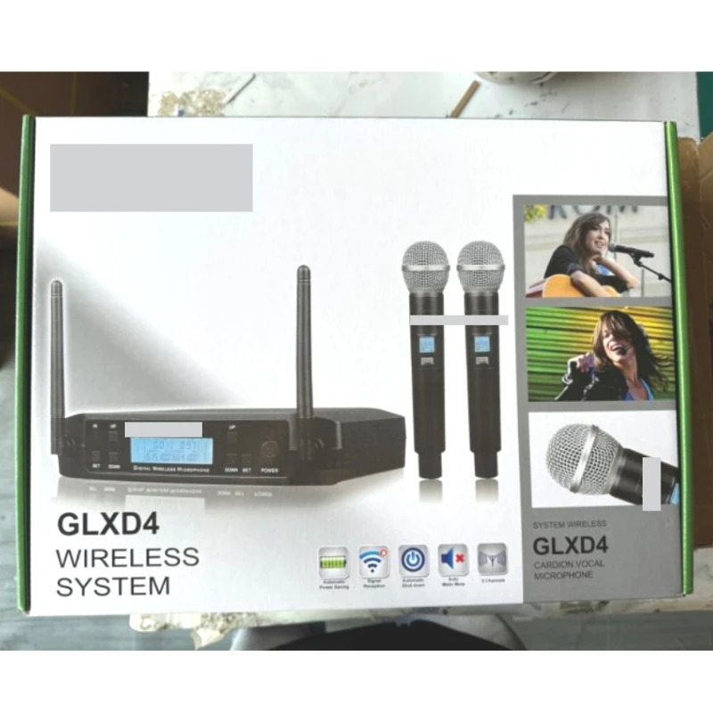 GLXD4 BETA58A Professional Wireless Microphone Dual Channel UHF Rechargeable Stage Performances Speeches Live Streaming
GLXD4 BETA58A Professional Wireless Microphone Dual Channel UHF Rechargeable Stage Performances Speeches Live Streaming
