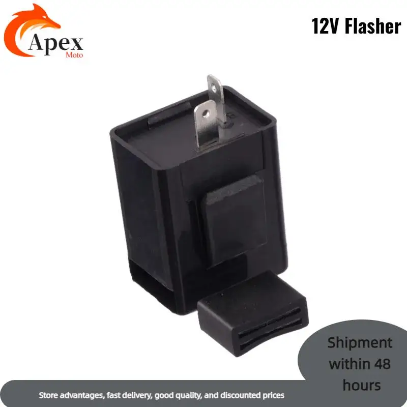 Motorcycle LED Flasher Relay 12V Speed Adjustable 2 Pin LED Electronic Flasher Relay for Motorcycle Turn Signal Direct Replaceme
Motorcycle LED Flasher Relay 12V Speed Adjustable 2 Pin LED Electronic Flasher Relay for Motorcycle Turn Signal Direct Replaceme