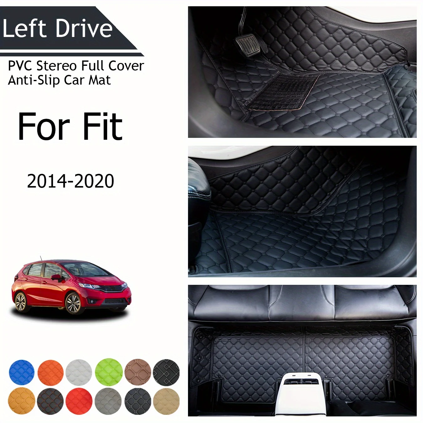 TEGART 【LHD】For Honda For Fit 2014-2020 Three Layer PVC Stereo Full Cover Anti-Slip Car Mat Car Floor Mats Car Accessories
TEGART 【LHD】For Honda For Fit 2014-2020 Three Layer PVC Stereo Full Cover Anti-Slip Car Mat Car Floor Mats Car Accessories