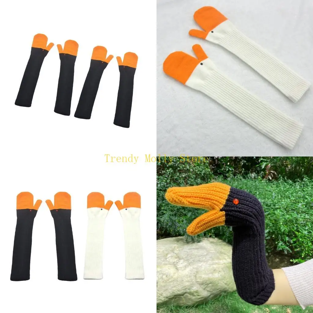 N5KB Knitted Gloves Embellished Gooses Decoration Offering Styles and Warmth for Shopping Trip and Indoor Relaxation
N5KB Knitted Gloves Embellished Gooses Decoration Offering Styles and Warmth for Shopping Trip and Indoor Relaxation