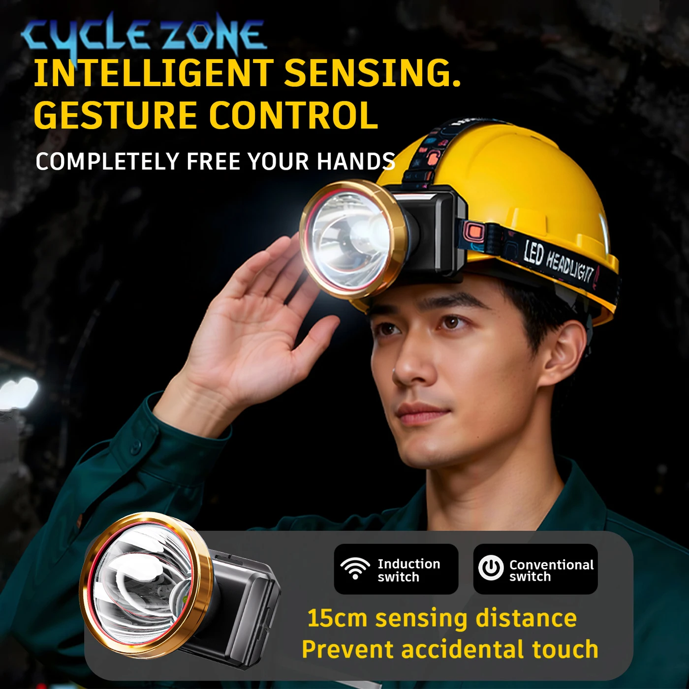 Powerful LED Headlamp Sensor Headlight Rechargeable Head Flashlights Outdoor Camping Search Light Work Light Fishing Head Lamp
Powerful LED Headlamp Sensor Headlight Rechargeable Head Flashlights Outdoor Camping Search Light Work Light Fishing Head Lamp