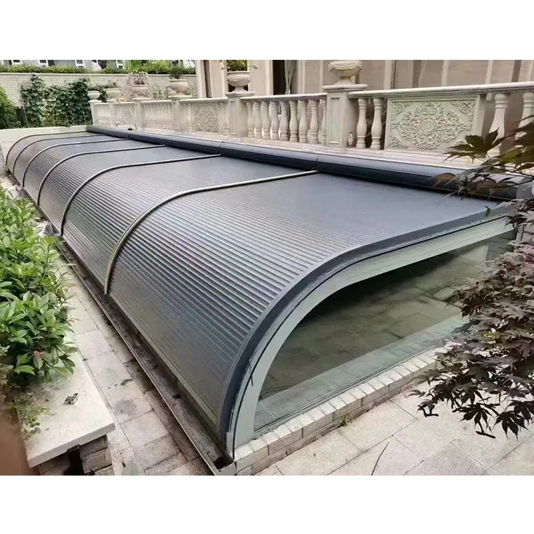 Sun room outdoor aluminum alloy awning glass room skylight heat insulation sun protection cooling automatic electric
Sun room outdoor aluminum alloy awning glass room skylight heat insulation sun protection cooling automatic electric