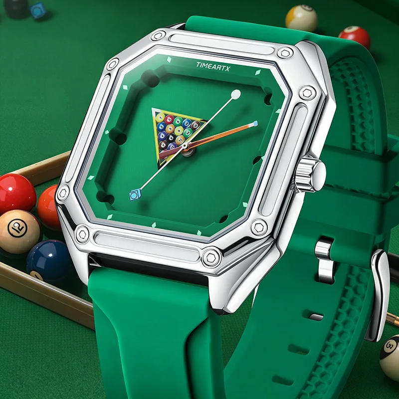 TIMEARTX 2026 New Square Quartz Watch Men Women Green Dial Rubber Strap Sport Wristwatch Watches For Man Luxury Father Day Gifts
TIMEARTX 2026 New Square Quartz Watch Men Women Green Dial Rubber Strap Sport Wristwatch Watches For Man Luxury Father Day Gifts