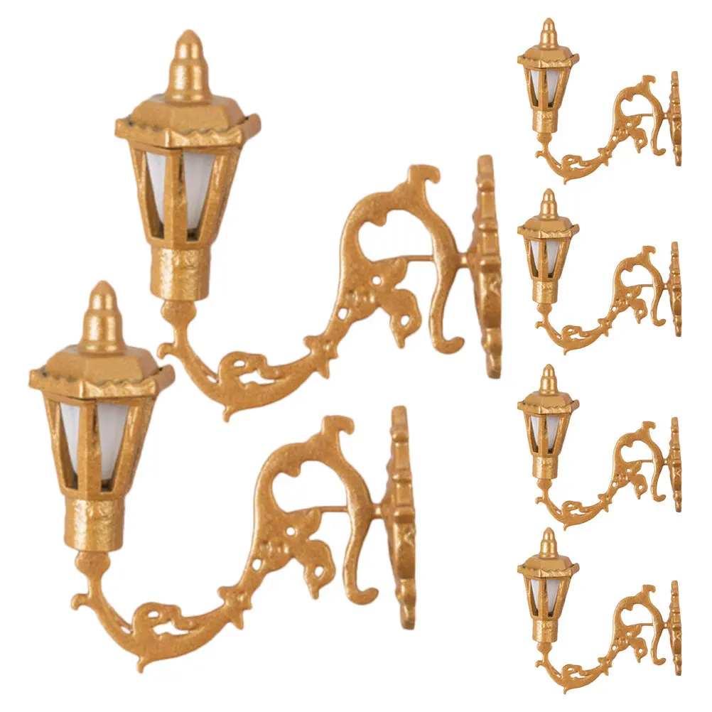 6Pcs Wall Lamp Miniature Chic Decorative Lights for Mini House Interior Sand Table Scene Accessories Miniature Lamp
6Pcs Wall Lamp Miniature Chic Decorative Lights for Mini House Interior Sand Table Scene Accessories Miniature Lamp