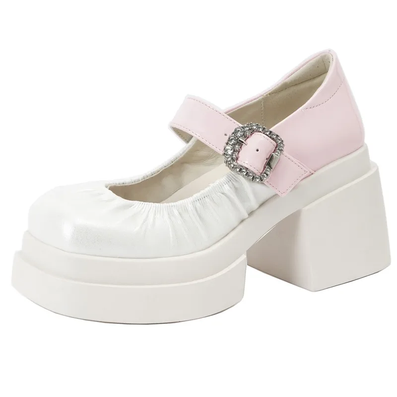 2025 New Spring Fashion Thick Bottom Square Head Color Shallow Mouth Single Shoe Genuine Leather Sexy Charm High Heels
2025 New Spring Fashion Thick Bottom Square Head Color Shallow Mouth Single Shoe Genuine Leather Sexy Charm High Heels