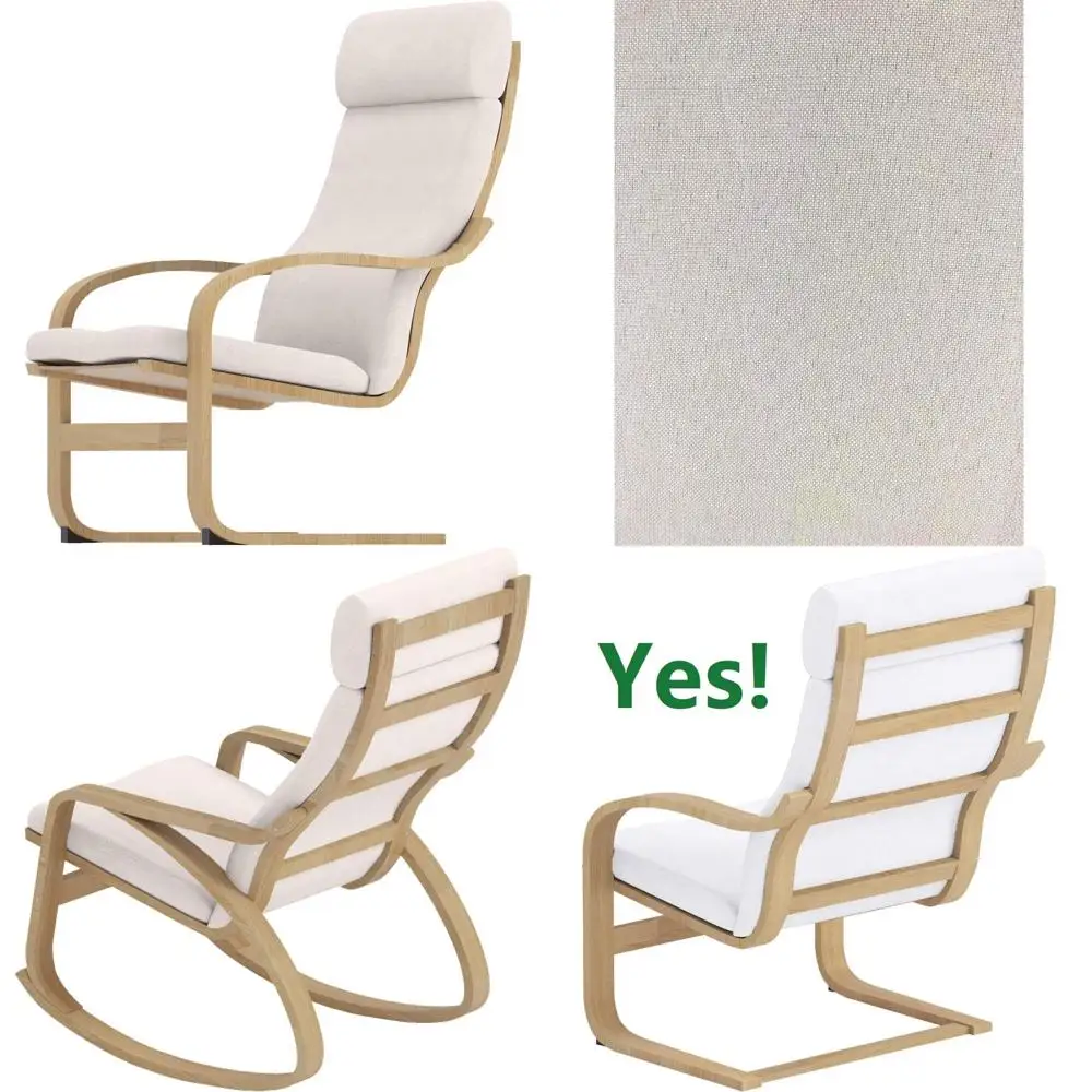 Polyester Lax Chair Cover, Compatible with Poang Armchair, Slipcover Only
Polyester Lax Chair Cover, Compatible with Poang Armchair, Slipcover Only