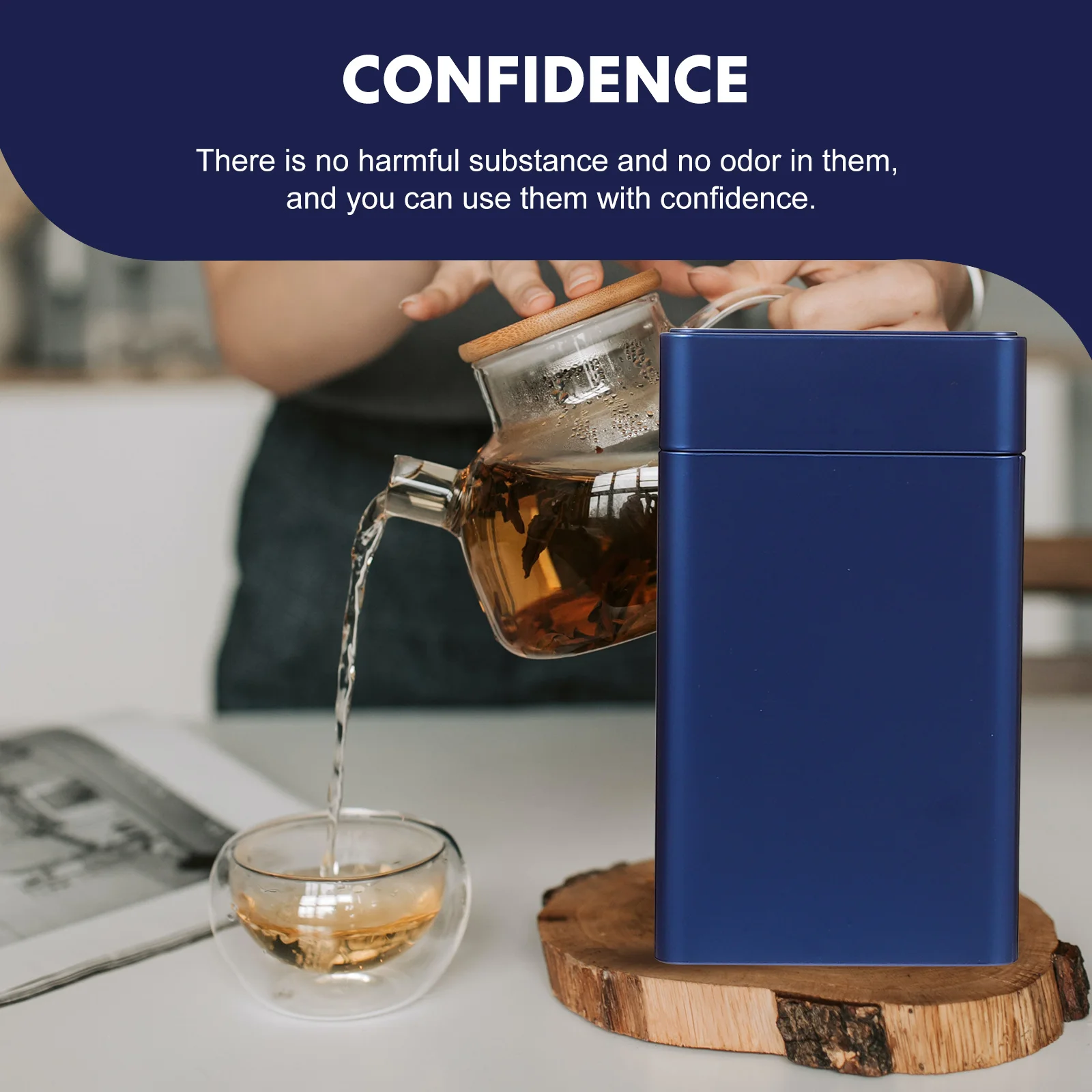 2 Pcs Tea Canister Tinplate Container Square Tea Tin Storage Holder Sealing Dry Food Snacks Coffee Beans Decorative
2 Pcs Tea Canister Tinplate Container Square Tea Tin Storage Holder Sealing Dry Food Snacks Coffee Beans Decorative