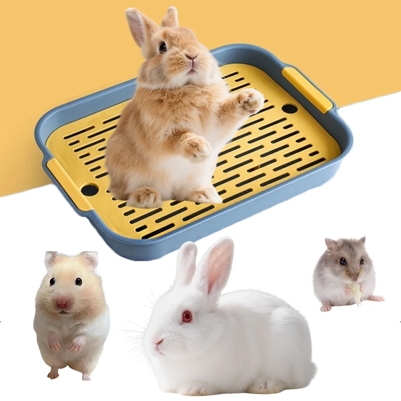 1PC Rabbit Litter Box Small Pet Portable Toilet Tray Corner Design for Rabbit Ferret Hamster Guinea Pig Supplies Detachable Grid
1PC Rabbit Litter Box Small Pet Portable Toilet Tray Corner Design for Rabbit Ferret Hamster Guinea Pig Supplies Detachable Grid