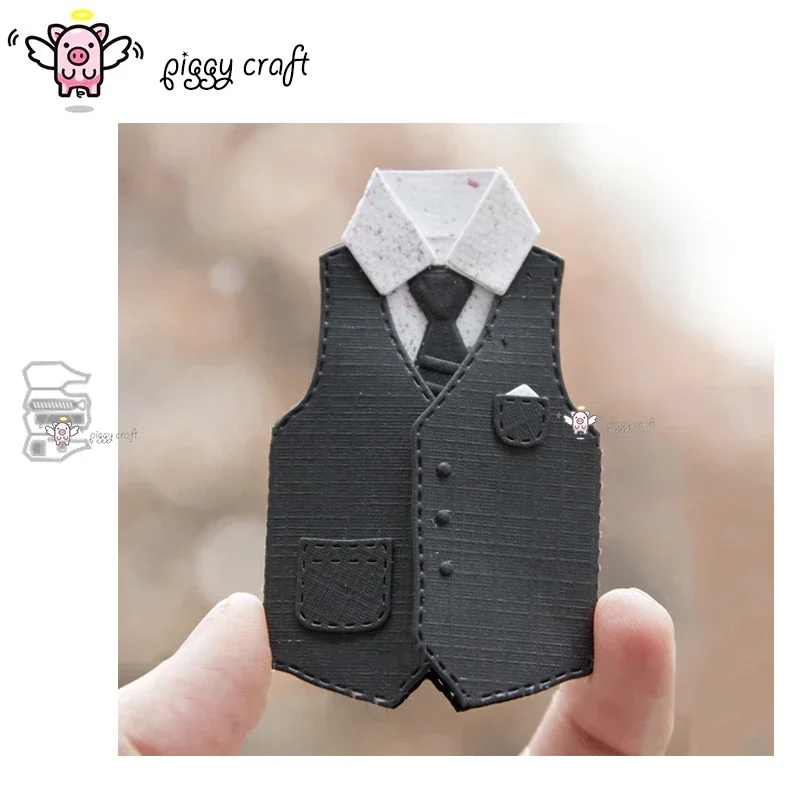Piggy Craft metal cutting dies cut die mold New Men's waistcoat tie Scrapbook paper craft knife mould blade punch stencils dies
Piggy Craft metal cutting dies cut die mold New Men's waistcoat tie Scrapbook paper craft knife mould blade punch stencils dies