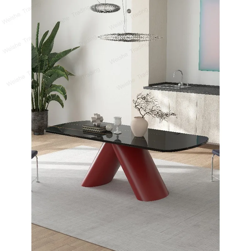 Italian minimalist dining table light luxury high sense natural marble living room, art, rectangular dining table
Italian minimalist dining table light luxury high sense natural marble living room, art, rectangular dining table