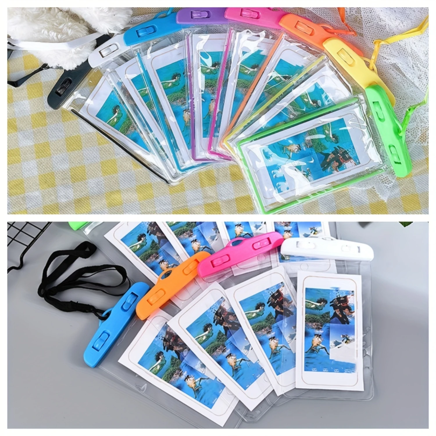 Waterproof Phone Pouch, Screen Sensitive PVC Dry Bag with Lanyard, Glow in Dark, Submersible Protective Case for Outdoor Water
Waterproof Phone Pouch, Screen Sensitive PVC Dry Bag with Lanyard, Glow in Dark, Submersible Protective Case for Outdoor Water