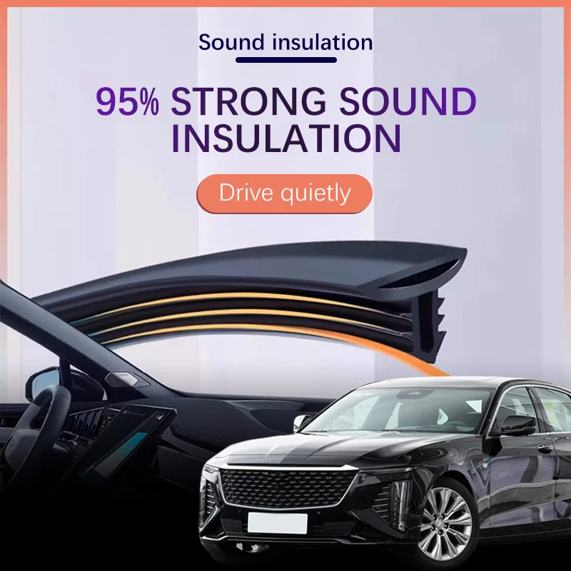 Car Dashboard Sealing Strip Car Soundproof Anti Leak Sealant Strip Auto Front Windshield Gap Strip For Cadillac CT6
Car Dashboard Sealing Strip Car Soundproof Anti Leak Sealant Strip Auto Front Windshield Gap Strip For Cadillac CT6