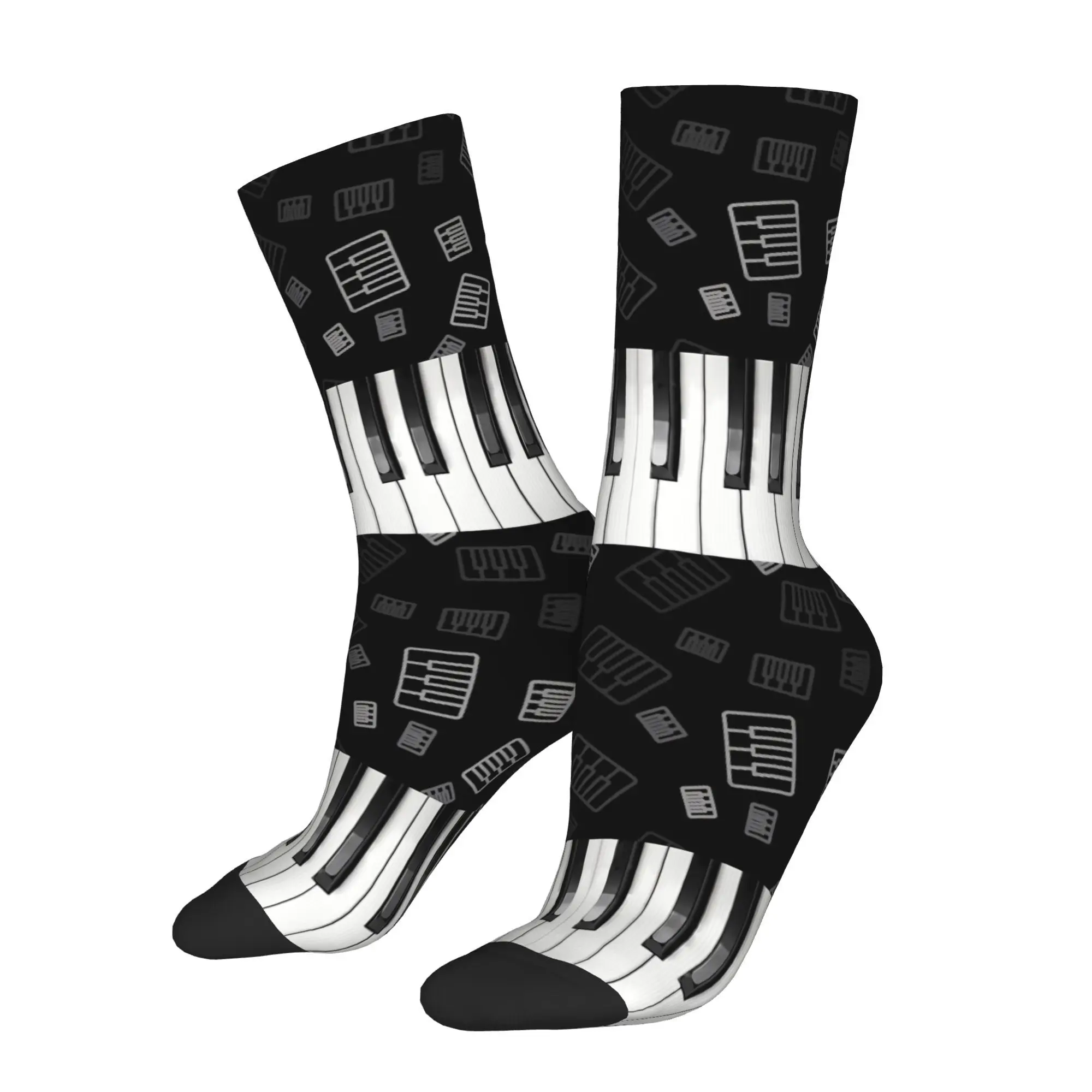 Vintage Piano Men's Socks Music Notes Unisex Novelty Seamless Printed Happy Crew Sock Gift
Vintage Piano Men's Socks Music Notes Unisex Novelty Seamless Printed Happy Crew Sock Gift