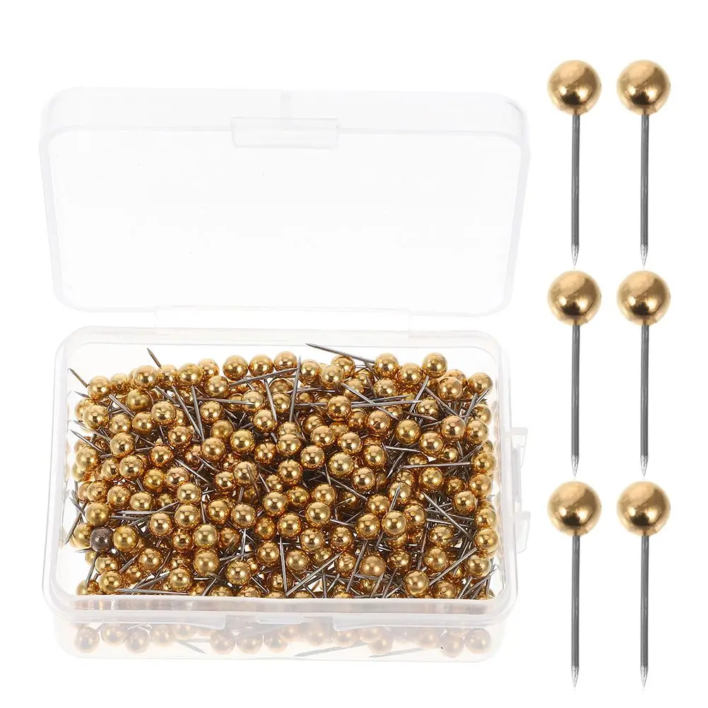 500 Pcs Golden Round Bead Push Pins Plastic Thumb Tacks for Bulletin Cork Boards Walls Map Fixing Office School DIY
500 Pcs Golden Round Bead Push Pins Plastic Thumb Tacks for Bulletin Cork Boards Walls Map Fixing Office School DIY
