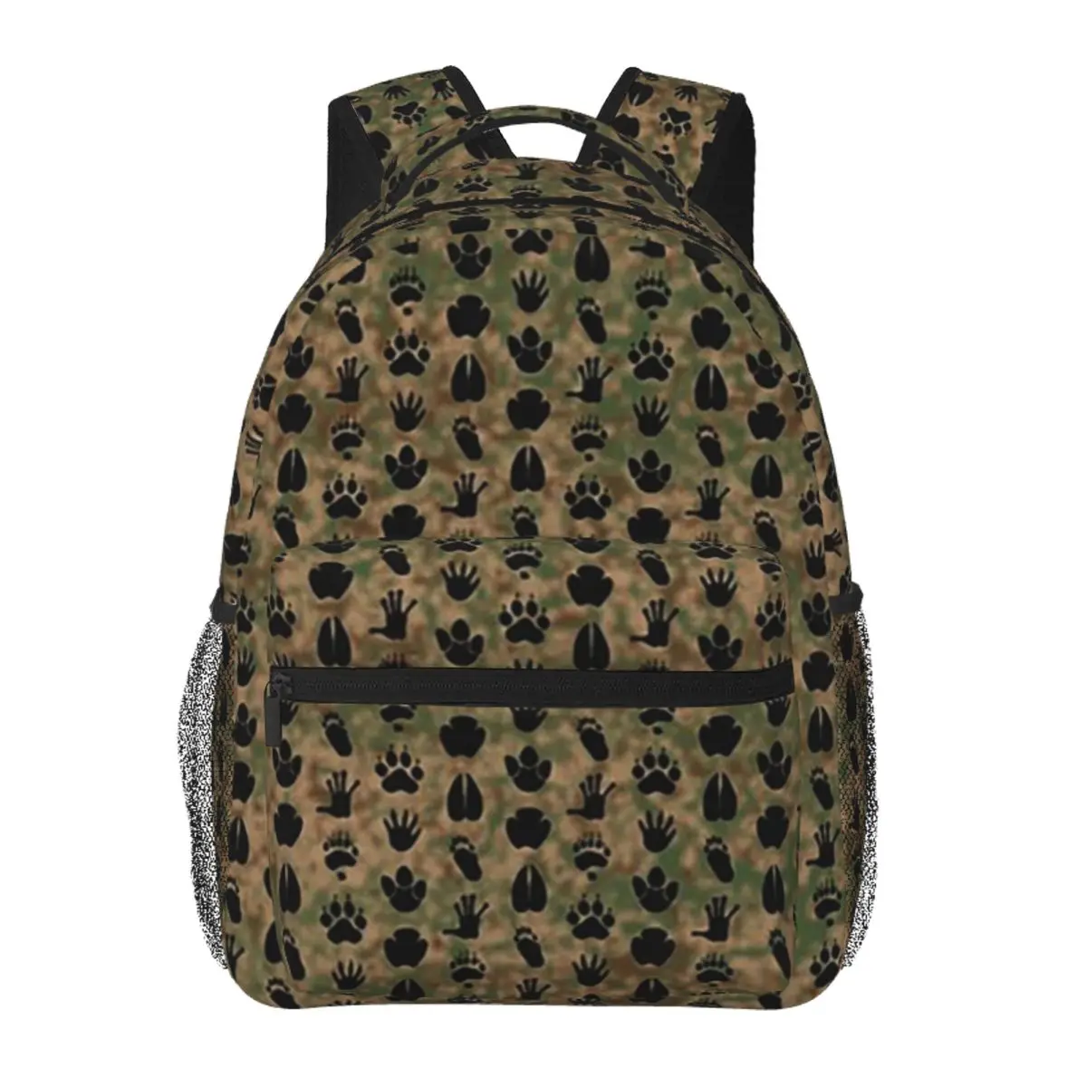 Camouflage Animal Tracks Backpack Student BookBag Children School Bag Computer Shoulder Bags for Boys Girls
Camouflage Animal Tracks Backpack Student BookBag Children School Bag Computer Shoulder Bags for Boys Girls