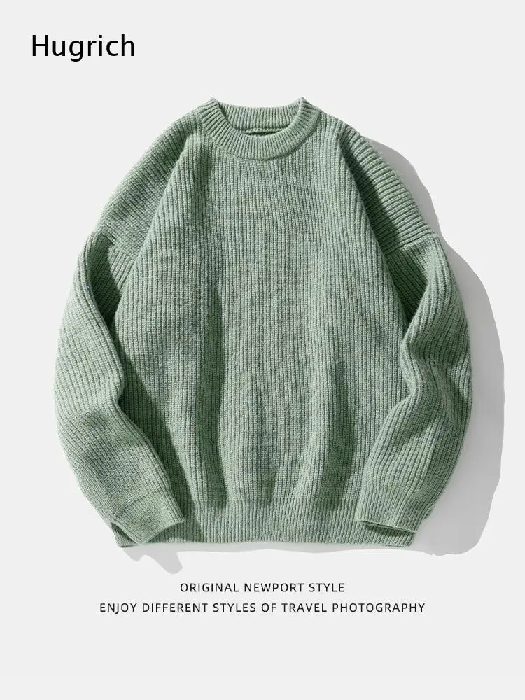 Waffle Rib Textured Crew Neck Oversized Knit Sweater Autumn Daily Mens Loose Warm Pullover
Waffle Rib Textured Crew Neck Oversized Knit Sweater Autumn Daily Mens Loose Warm Pullover