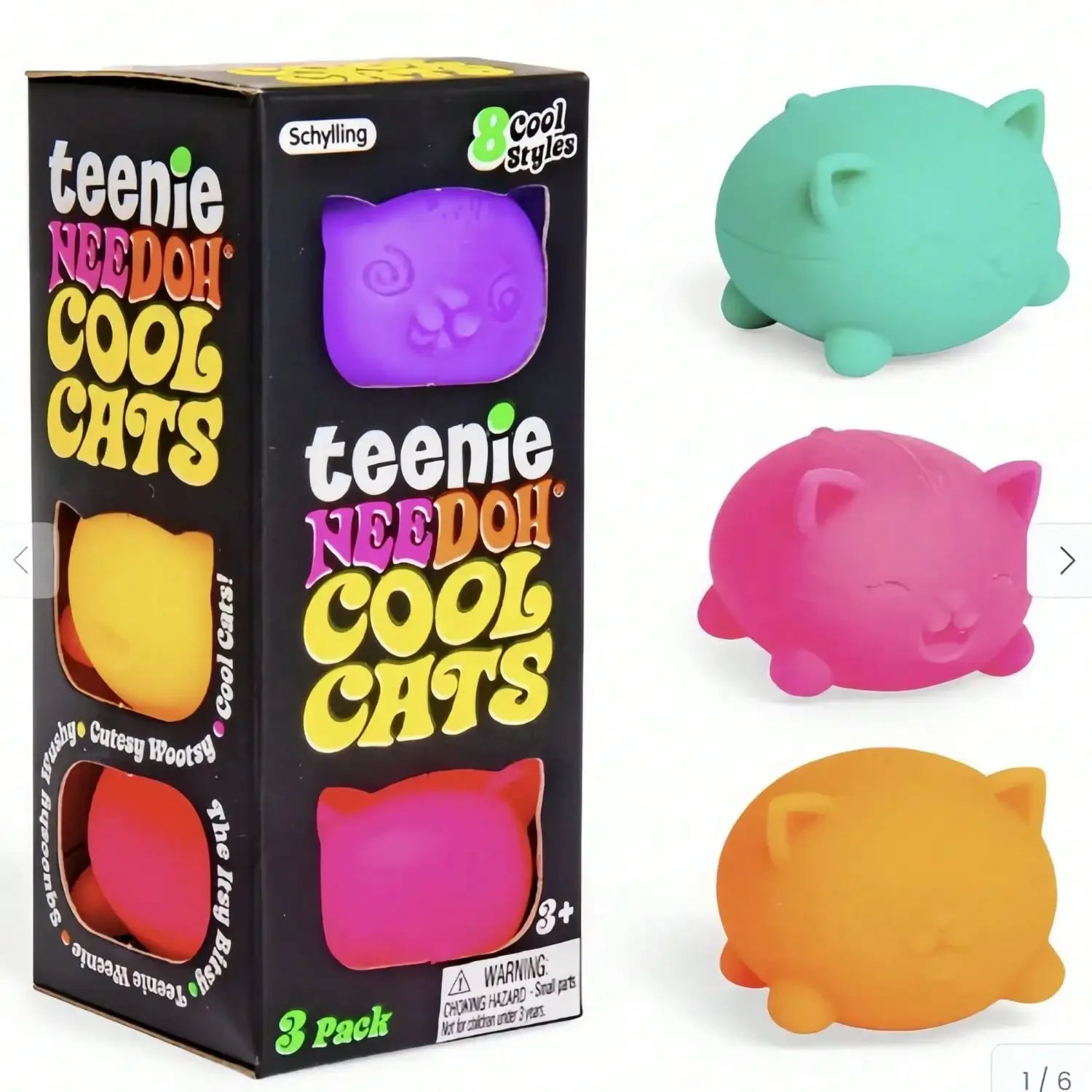 NeeDoh New In-Stock Cool Cats Squishy TPR Stress Relief Toy
NeeDoh New In-Stock Cool Cats Squishy TPR Stress Relief Toy
