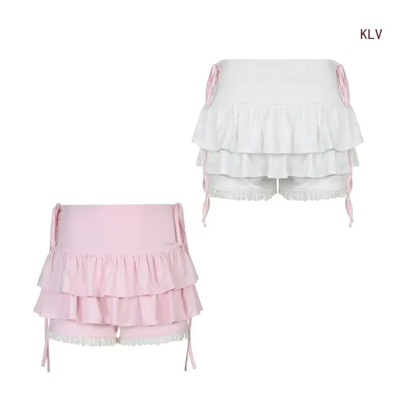 High Waist Lace Skirt Soft and Comfortable Feminine Shorts Dress Eye Catching Appearance
High Waist Lace Skirt Soft and Comfortable Feminine Shorts Dress Eye Catching Appearance