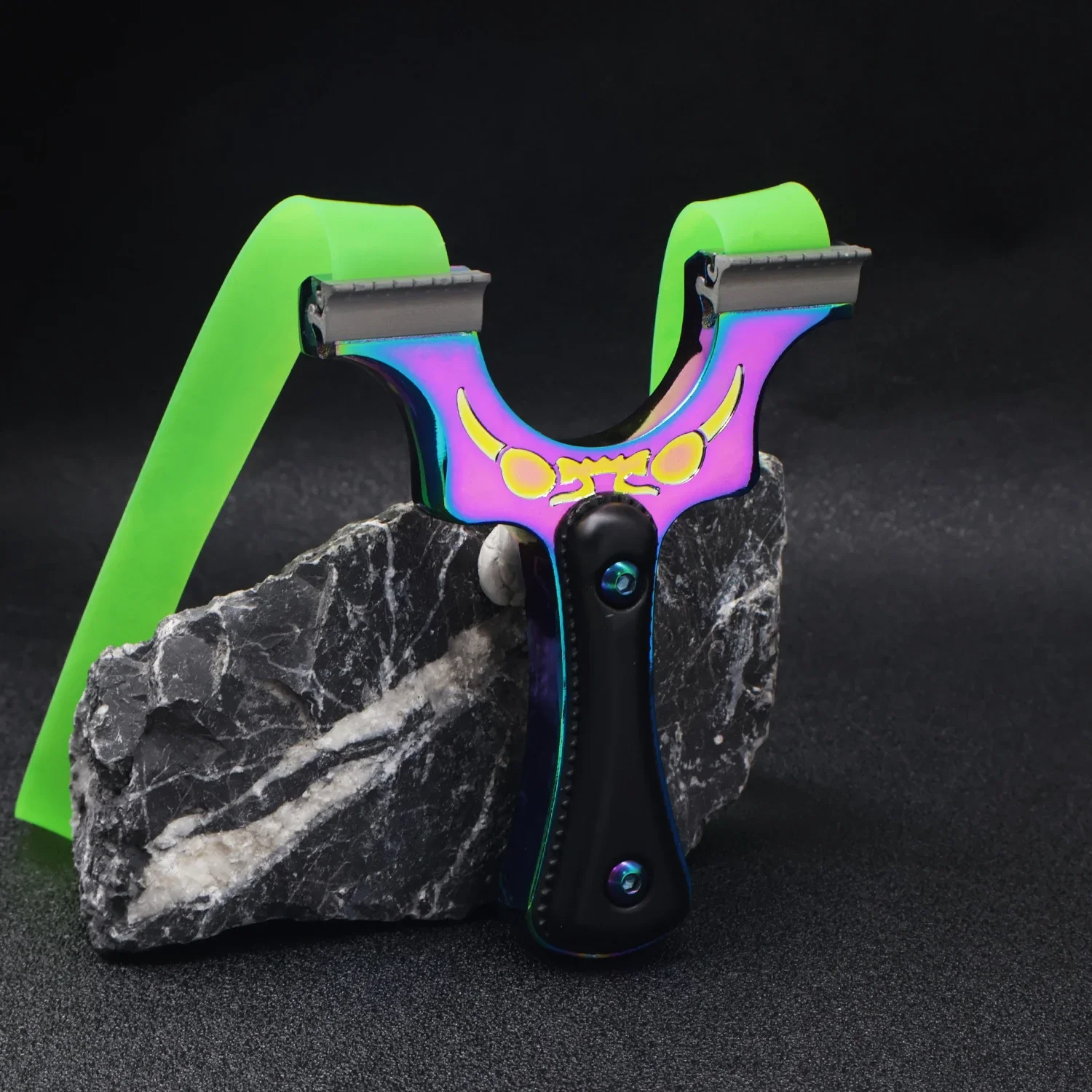 Красочная рогатка из цинкового сплава, цельнометаллическая высококачественная профессиональная рогатка для стрельбы с дизайном зуба дракона
Красочная рогатка из цинкового сплава, цельнометаллическая высококачественная профессиональная рогатка для стрельбы с дизайном зуба дракона