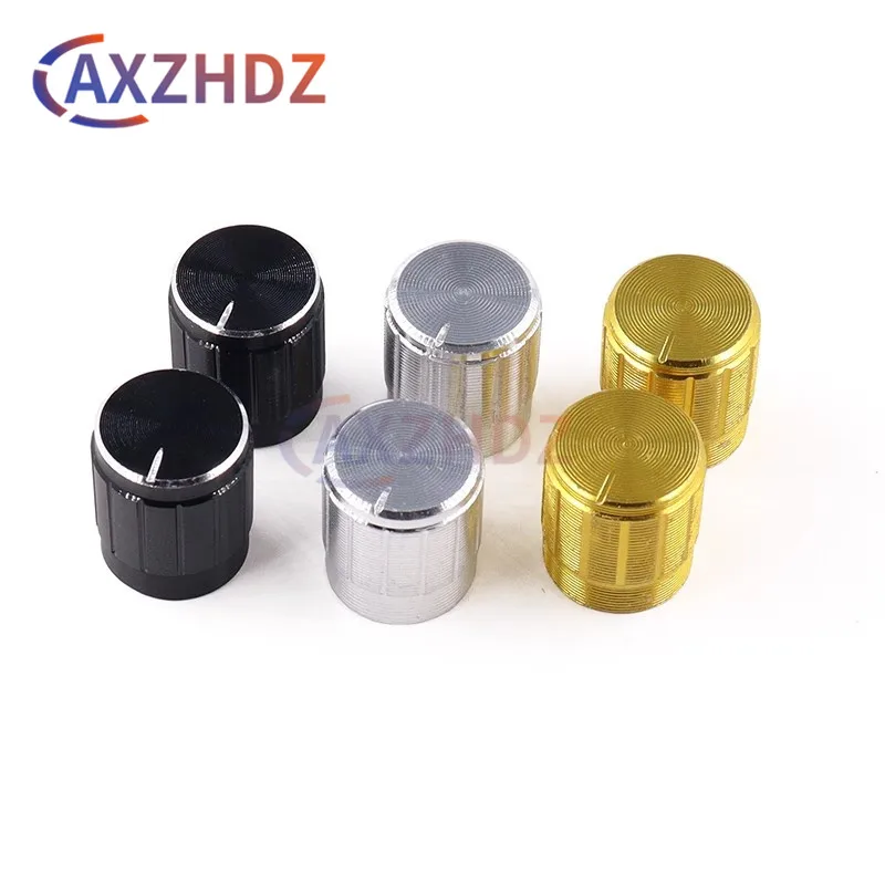 10PCS 13*17mm 15*17mm Aluminum Alloy Potentiometer Knob Rotation Switch Volume Control 6mm EC11 WH148 15X17 Golden Silvery Black
10PCS 13*17mm 15*17mm Aluminum Alloy Potentiometer Knob Rotation Switch Volume Control 6mm EC11 WH148 15X17 Golden Silvery Black