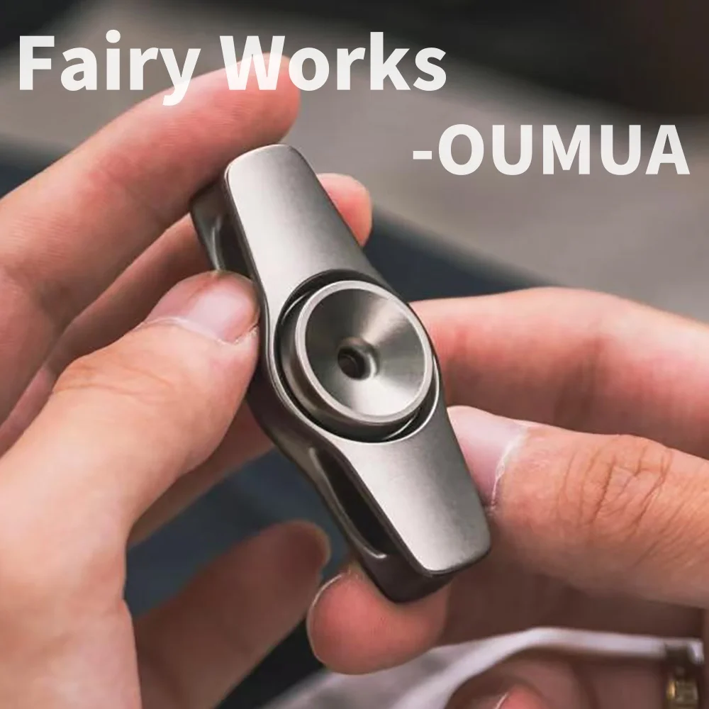 Fairy Works OUMUA Спиннер из нержавеющей стали, титана, циркония, обработка, двулезвийный Спиннер, игрушка для снятия стресса
Fairy Works OUMUA Спиннер из нержавеющей стали, титана, циркония, обработка, двулезвийный Спиннер, игрушка для снятия стресса