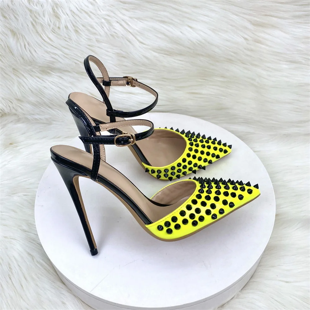 12cm Mixed Colors High Heels,Women Pumps,Sexy Rivets Summer Shoes,Back Hollow Slingback,Ankle One-Strap,Pointy Toe,Dropship
12cm Mixed Colors High Heels,Women Pumps,Sexy Rivets Summer Shoes,Back Hollow Slingback,Ankle One-Strap,Pointy Toe,Dropship