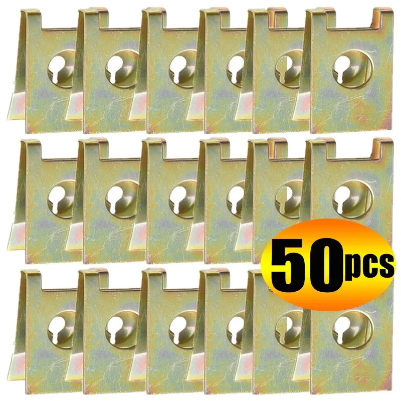 10/20/40/60pcs Metal U-Type Clips For Car Motorcycle Bumper Fender Trim Panel Fastener Leaf Board Fastener Anti-Rust Grommet
10/20/40/60pcs Metal U-Type Clips For Car Motorcycle Bumper Fender Trim Panel Fastener Leaf Board Fastener Anti-Rust Grommet