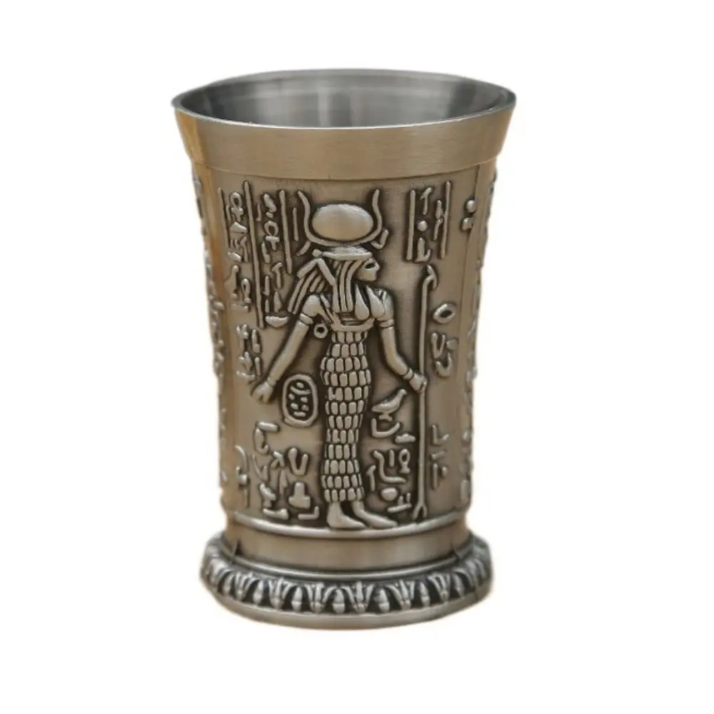 Personality Non-slip Retro Metal Cup Small Size Egypt Myth 3D Wine Glass Anti-fall Small Cocktail Cup Cocktail Cup
Personality Non-slip Retro Metal Cup Small Size Egypt Myth 3D Wine Glass Anti-fall Small Cocktail Cup Cocktail Cup