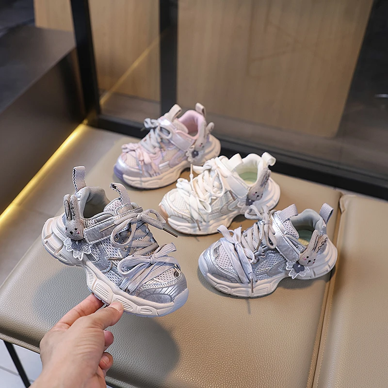 Girls Sports Shoes with Sweet Mesh Bow Kids Running Shoes Breathable 2026 New Fashion Children Sneakers Princess Style Cute
Girls Sports Shoes with Sweet Mesh Bow Kids Running Shoes Breathable 2026 New Fashion Children Sneakers Princess Style Cute