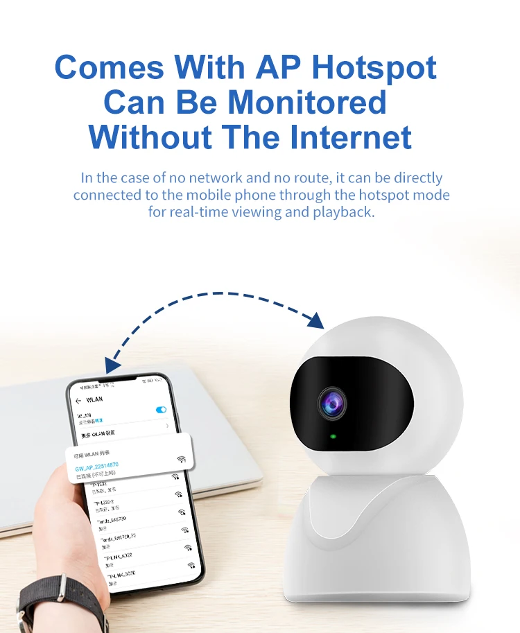 Baby Monitor 2.4G WIFI Camera Auto Tracking Alarm Security Protection Surveillance 2MP IP Camera Two-Way Audio Night Vision
Baby Monitor 2.4G WIFI Camera Auto Tracking Alarm Security Protection Surveillance 2MP IP Camera Two-Way Audio Night Vision