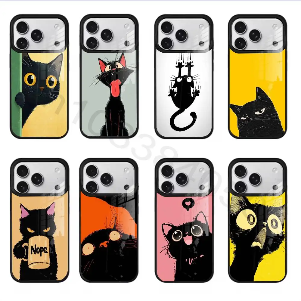 Black Cat For iPhone 17,16,15,14,13,12,11,Pro,Max,Plus,Mini,SE4,E Magnetic For Magsafe Wireless Phone Case
Black Cat For iPhone 17,16,15,14,13,12,11,Pro,Max,Plus,Mini,SE4,E Magnetic For Magsafe Wireless Phone Case