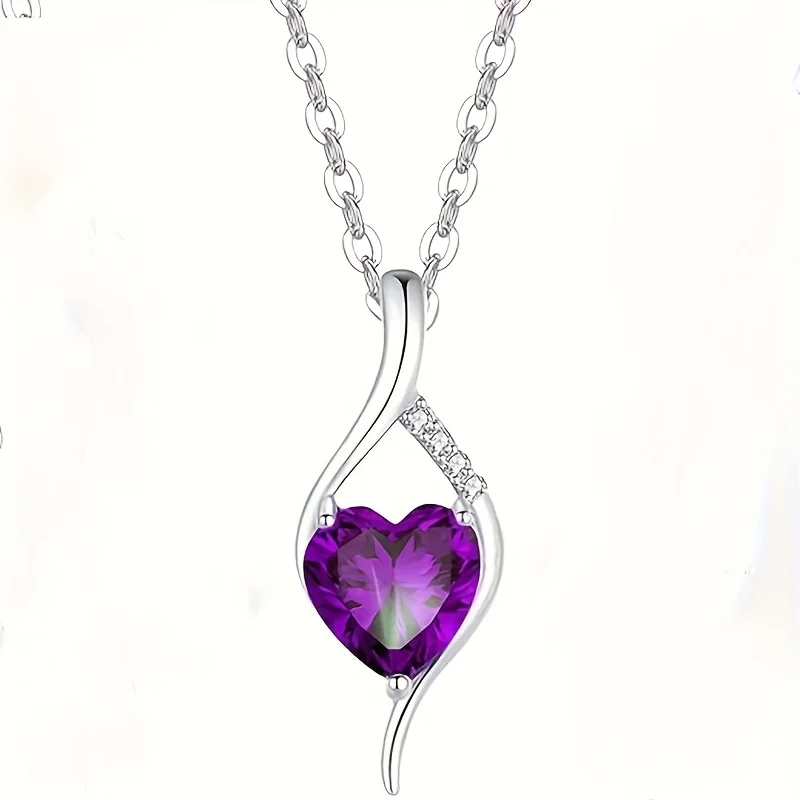 Lxalry Vintage Gold & Zircon Necklace Women - Handmade Heart Shaped Gradient Gemstone Pendant Jewelry Gift for Mother's Day
Lxalry Vintage Gold & Zircon Necklace Women - Handmade Heart Shaped Gradient Gemstone Pendant Jewelry Gift for Mother's Day