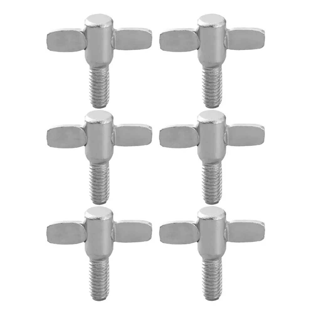 6pcs Drum Accessories Screws Cymbal Replacement Kit Silver Aluminum Alloy Hardware Percussion Instrument Parts Sturdy Fixing
6pcs Drum Accessories Screws Cymbal Replacement Kit Silver Aluminum Alloy Hardware Percussion Instrument Parts Sturdy Fixing