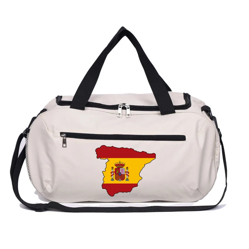 Male Female Large-Capacity Hand Luggage Dry-Wet Separation Sports Fitness Bag Spain Map Printed Yoga Basketball Bag
Male Female Large-Capacity Hand Luggage Dry-Wet Separation Sports Fitness Bag Spain Map Printed Yoga Basketball Bag