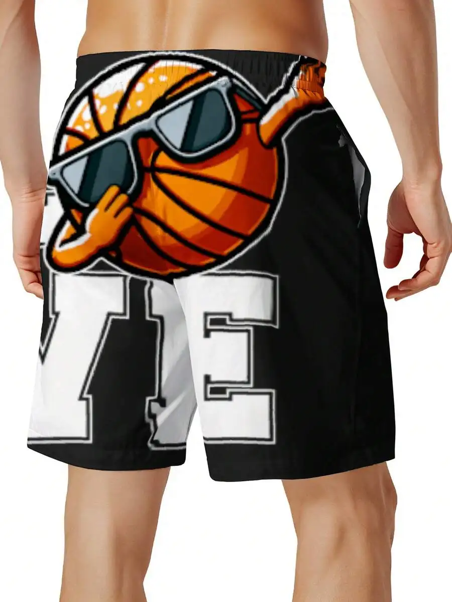 Mens Basketball Sunglasses Cartoon Print Swim Trunks Summer Beach Shorts
Mens Basketball Sunglasses Cartoon Print Swim Trunks Summer Beach Shorts