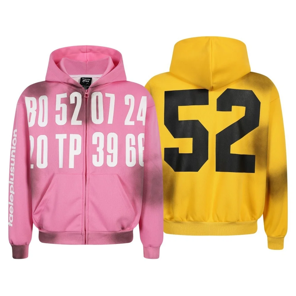 American Distressed Woman Hooded Zip-up Sweatshirts Women's Hoodies and Sweatshirts Street Style Big Numbers Print Couple Hoodie
American Distressed Woman Hooded Zip-up Sweatshirts Women's Hoodies and Sweatshirts Street Style Big Numbers Print Couple Hoodie