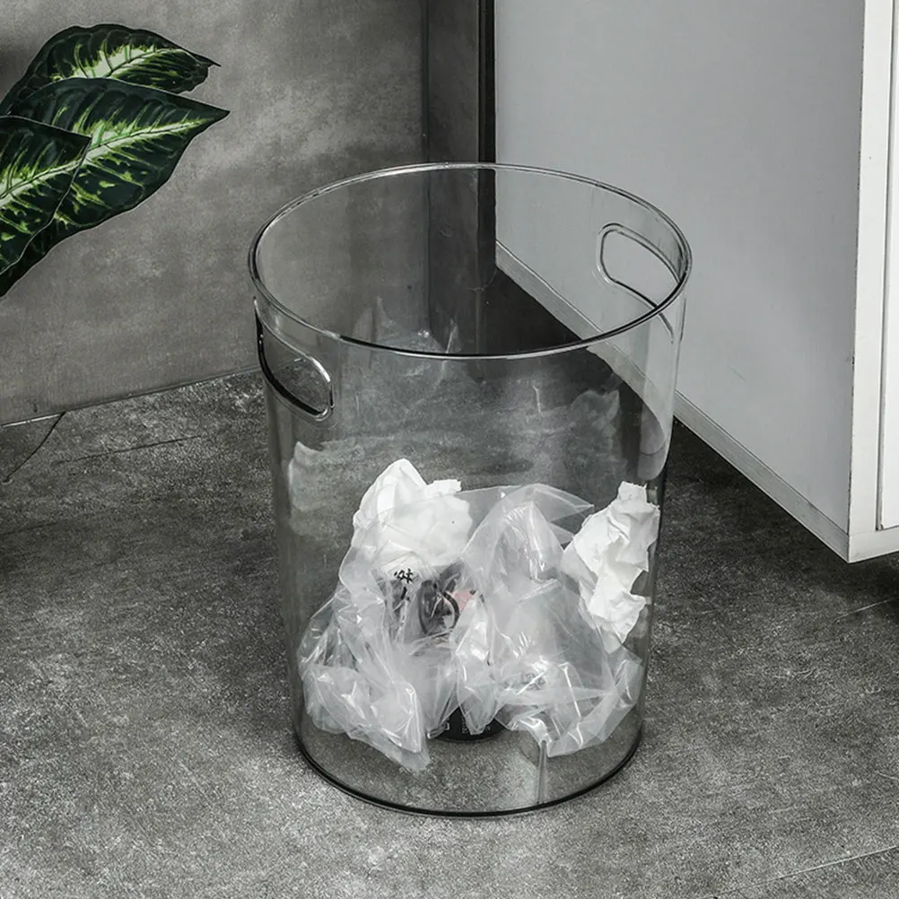 Creative Trash Can Large Capacity Household Transparent Rubbish Bin Simple Waste Home Office Storage Garbage PET
Creative Trash Can Large Capacity Household Transparent Rubbish Bin Simple Waste Home Office Storage Garbage PET