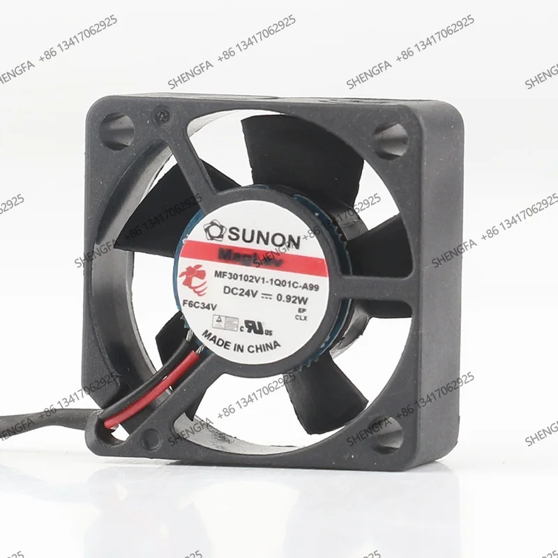 Sunon 5V 12V 48V AC EC 3010 30X30X10MM 3CM 2-wire Micro silent chassis MF30102V1-1Q01C-A99 cooling fan DC24V 0.92W
Sunon 5V 12V 48V AC EC 3010 30X30X10MM 3CM 2-wire Micro silent chassis MF30102V1-1Q01C-A99 cooling fan DC24V 0.92W