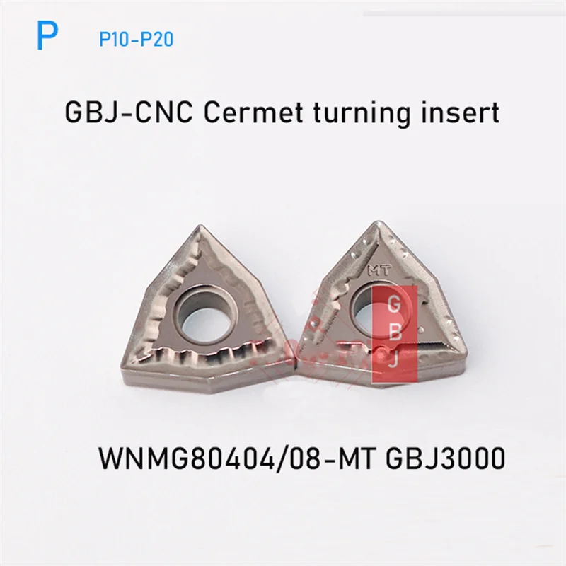 GBJ-CNC WNMG080408-MT GBJ3000 WNMG080404 Cermet turning insert WNMG432-MT Used to process steel parts Smooth surface
GBJ-CNC WNMG080408-MT GBJ3000 WNMG080404 Cermet turning insert WNMG432-MT Used to process steel parts Smooth surface
