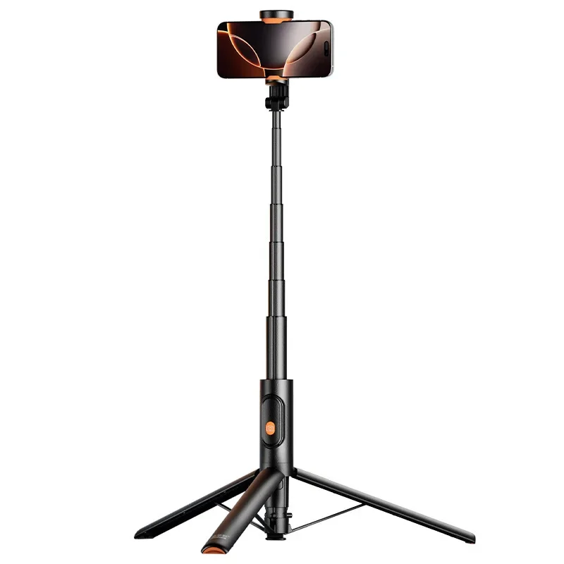 New mobile phone Bluetooth selfie stick, travel portable live broadcast tripod, floor-to-ceiling telescopic stick
New mobile phone Bluetooth selfie stick, travel portable live broadcast tripod, floor-to-ceiling telescopic stick