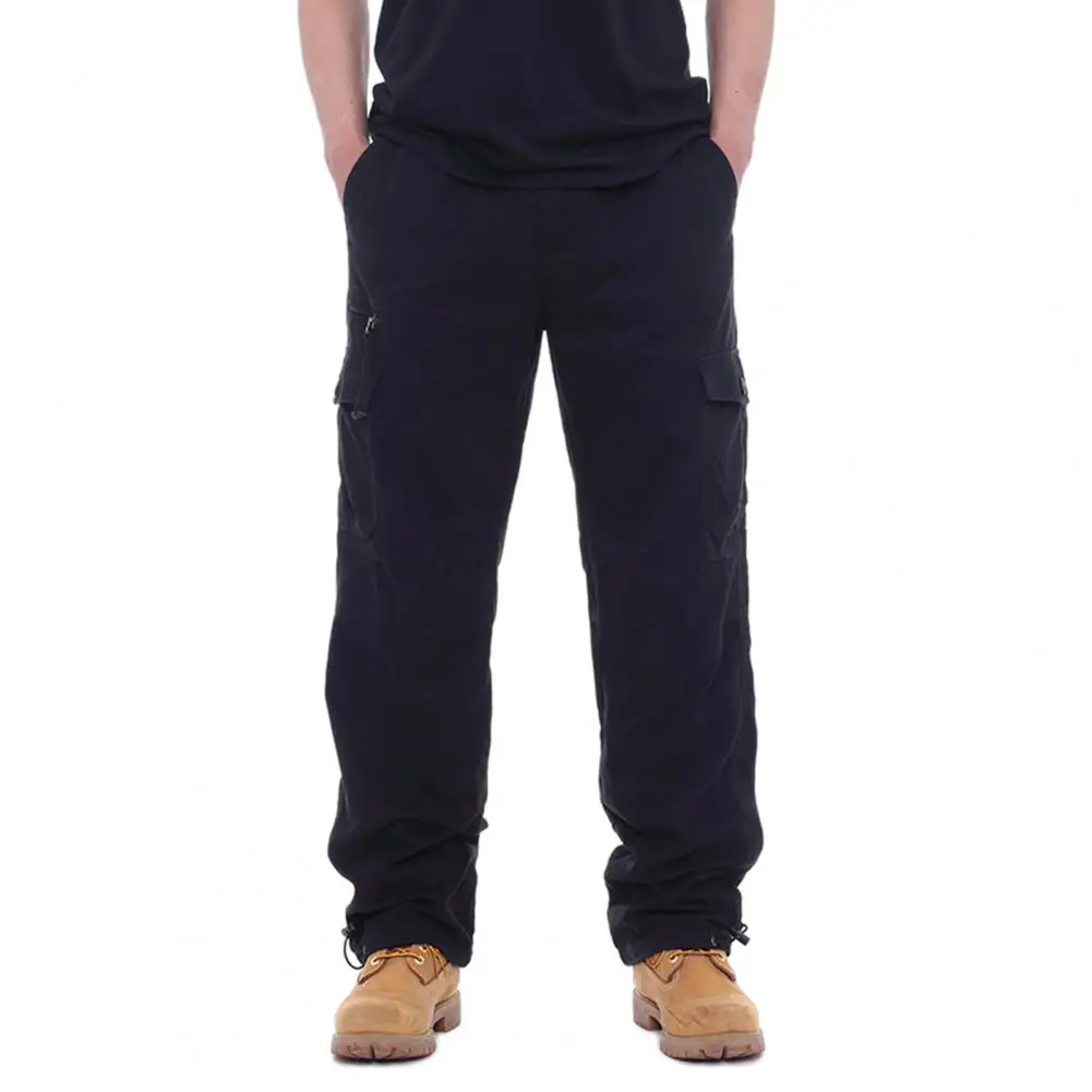 Simple cotton overalls men's casual pants elastic waist plus size pants multi-pocket slacks site pants
Simple cotton overalls men's casual pants elastic waist plus size pants multi-pocket slacks site pants