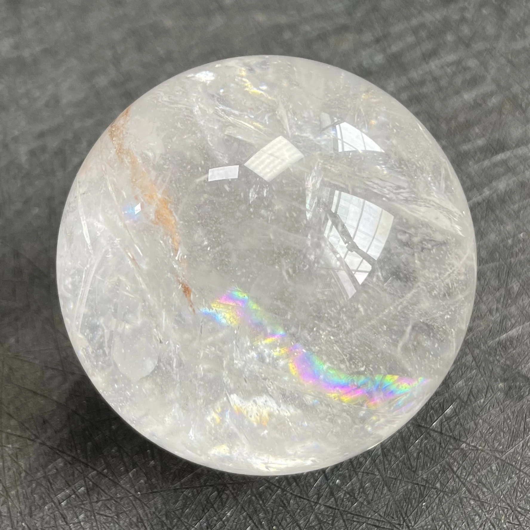 259g Natural Stone Clear Quartz Ball Polished Rainbow Sphere Crystal Ball Reiki Healing Gift Room Decor Fengshui Y734
259g Natural Stone Clear Quartz Ball Polished Rainbow Sphere Crystal Ball Reiki Healing Gift Room Decor Fengshui Y734