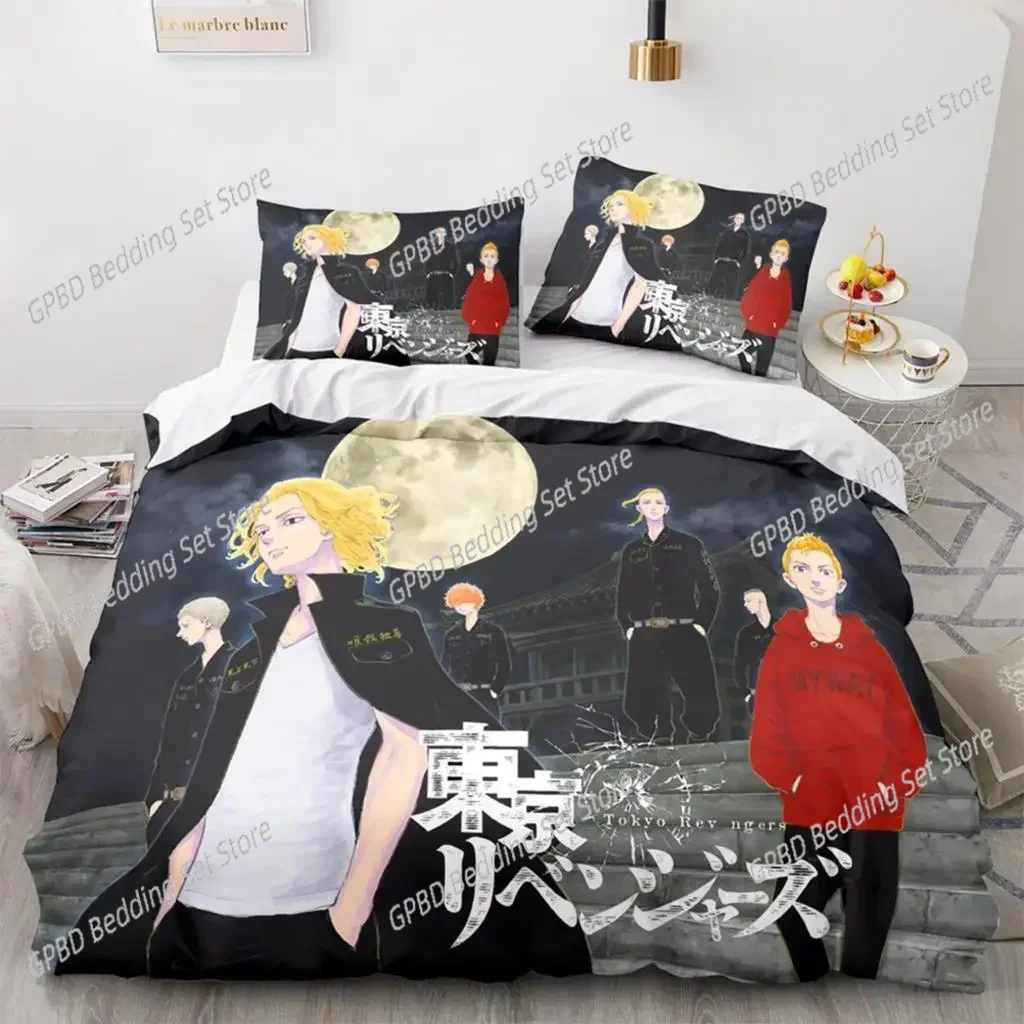 Anime Tokyo Revengers Ryuguuji Ken Sano Manjiro Duvet Cover Cartoon Bedding Sets Bed Set Quilt Comforter Covers Home Textiles
Anime Tokyo Revengers Ryuguuji Ken Sano Manjiro Duvet Cover Cartoon Bedding Sets Bed Set Quilt Comforter Covers Home Textiles