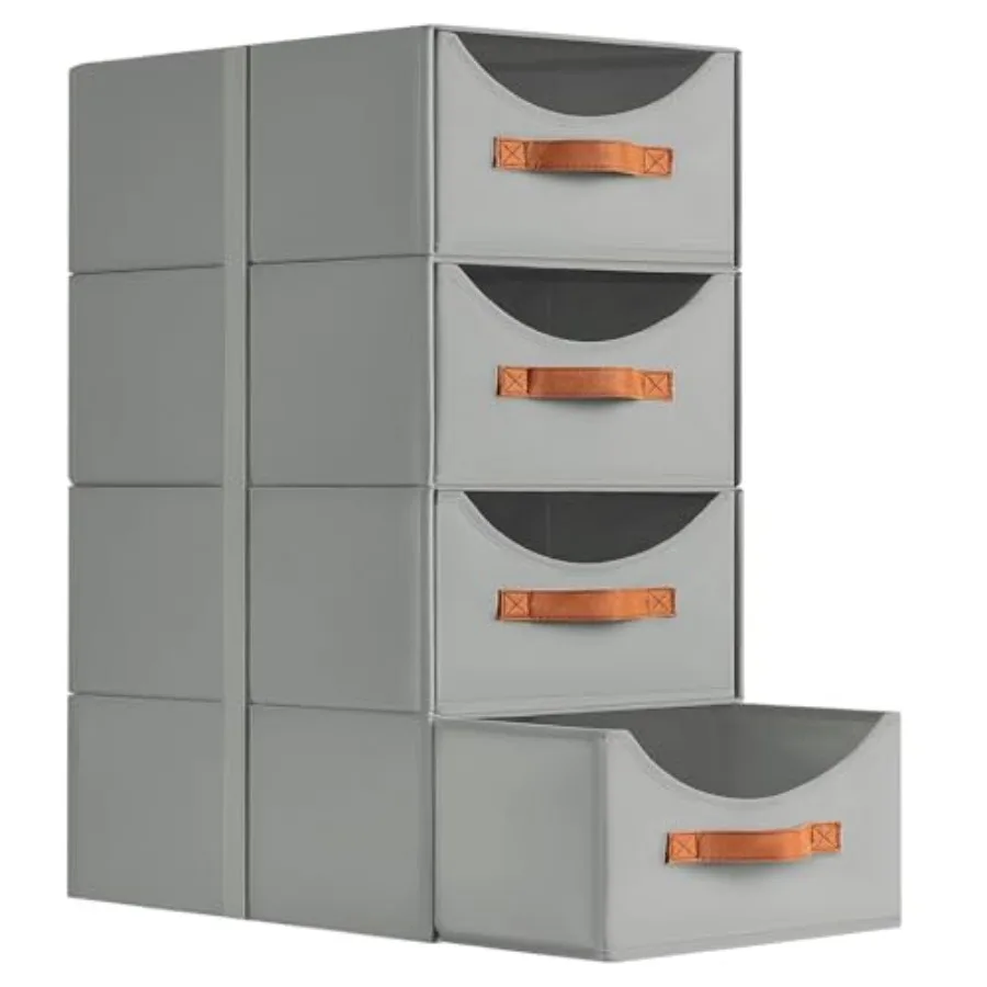 Large Closet Organizers - Closet Storage Drawers for Clothes, Fabric Sotrage Bins with Handle, Collapsible Organizer Bins for B
Large Closet Organizers - Closet Storage Drawers for Clothes, Fabric Sotrage Bins with Handle, Collapsible Organizer Bins for B