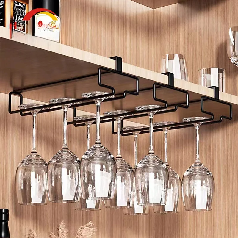 Innovative Inverted Wine Glass Rack Home Use No Drilling Cabinet Hanging Cup Holder Wine Highball Glass Rack Storage Organizer
Innovative Inverted Wine Glass Rack Home Use No Drilling Cabinet Hanging Cup Holder Wine Highball Glass Rack Storage Organizer
